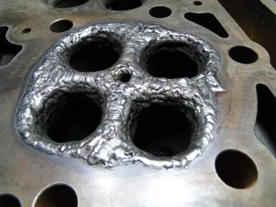 После наплавки